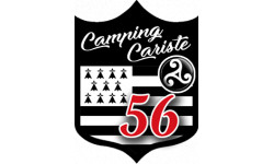 Autocollant (sticker): blason camping Breton 56