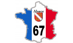 Autocollant (sticker): FRANCE 67
