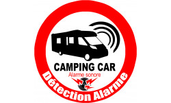 Alarme pour camping car - 10cm - Autocollant(sticker)