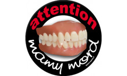 Autocollant (sticker): Sticker mamy mord