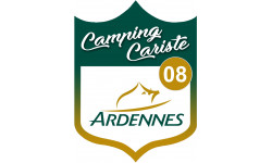 Camping car Ardennes 08 - 20x15cm - Autocollant(sticker)