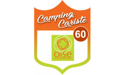 Camping car Oise 60 - 10x7.5cm - Autocollant(sticker)