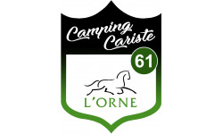 Camping car l'Orne 61 - 15x11.2cm - Autocollant(sticker)