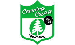 Camping cariste Vercors - 20x15cm - Autocollant(sticker)
