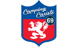 Camping car Lyon 69 - 20x15cm - Autocollant(sticker)