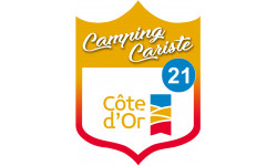 Camping car Côte d'or 21 - 20x15cm - Autocollant(sticker)