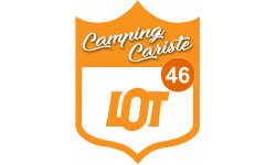 blason camping cariste Lot 46 - 15x11.2cm - Autocollant(sticker)