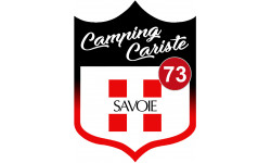 blason camping cariste Savoie 73 - 20x15cm - Autocollant(sticker)