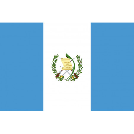 Drapeau Guatemala (19.5x13cm) - Autocollant(sticker)