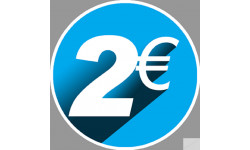 Autocollant (sticker): 2 €