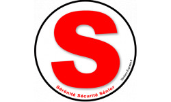 Autocollant (sticker): 3 S Sérénite sécurite sénior