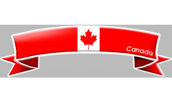 Autocollant (sticker): flamme canadienne