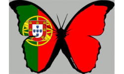 Autocollant (sticker): effet papillon Portugais
