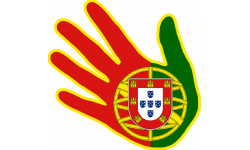 Autocollant (sticker): Autocollant main Portugaise
